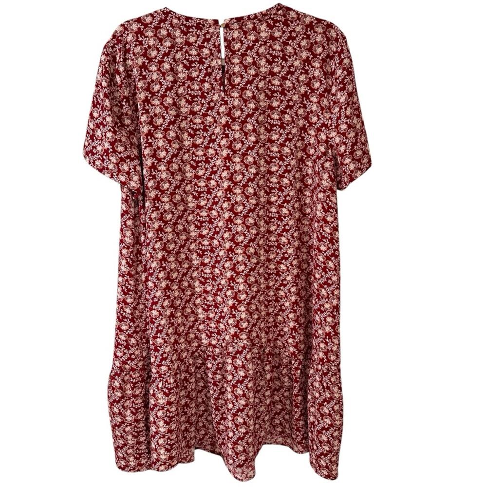 Loft Floral Drop Waist Swing Dress, size L - Picture 8 of 8